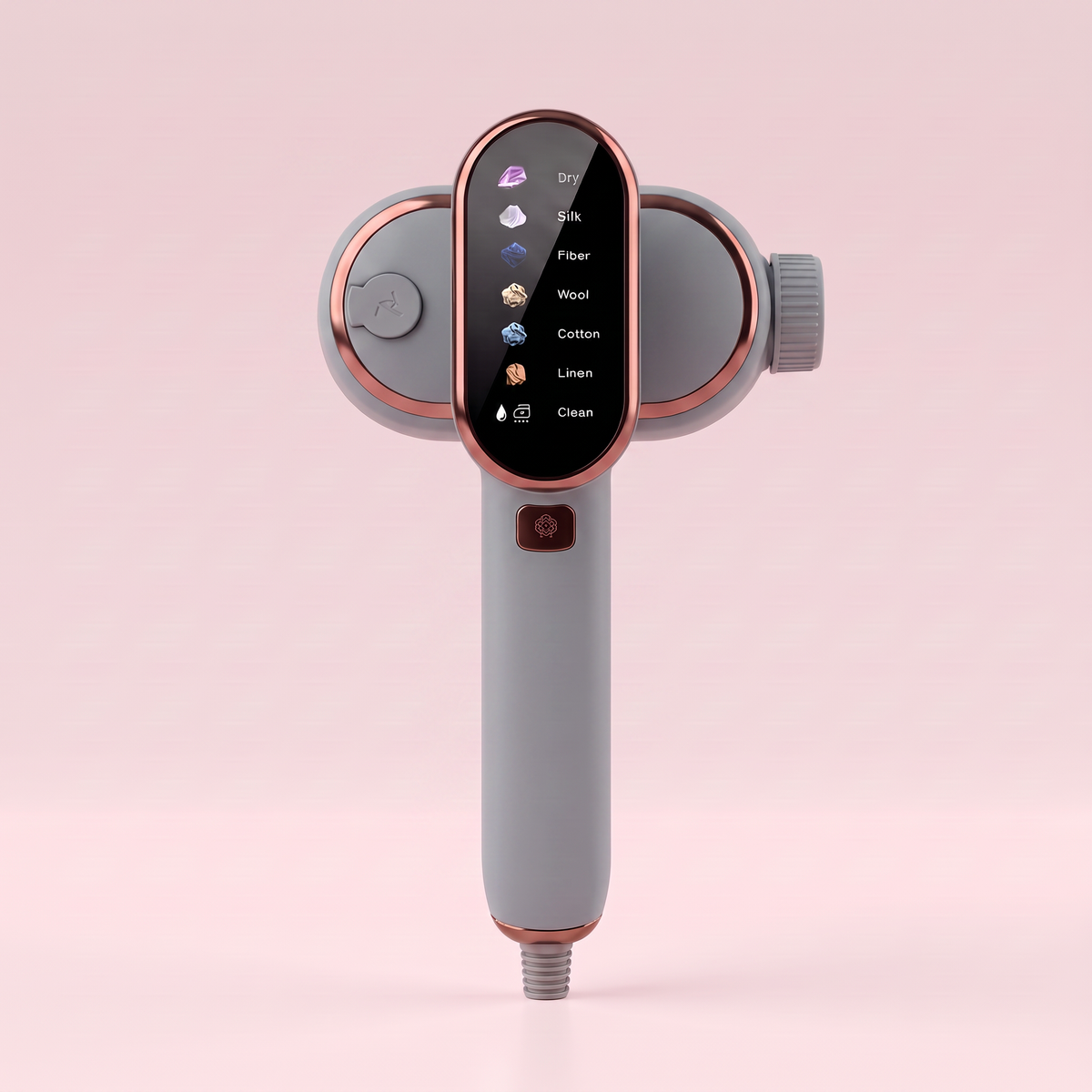 Drapelle Muse in Cloud Gray, front view