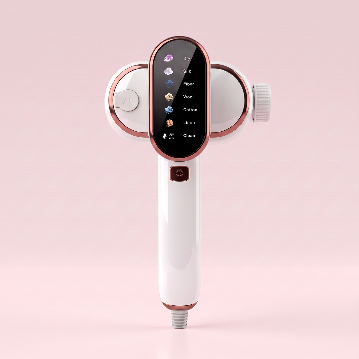 Drapelle Muse in Pearl White, front view