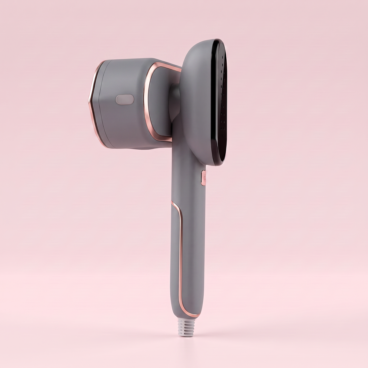 Drapelle Muse in Cloud Gray, side view
