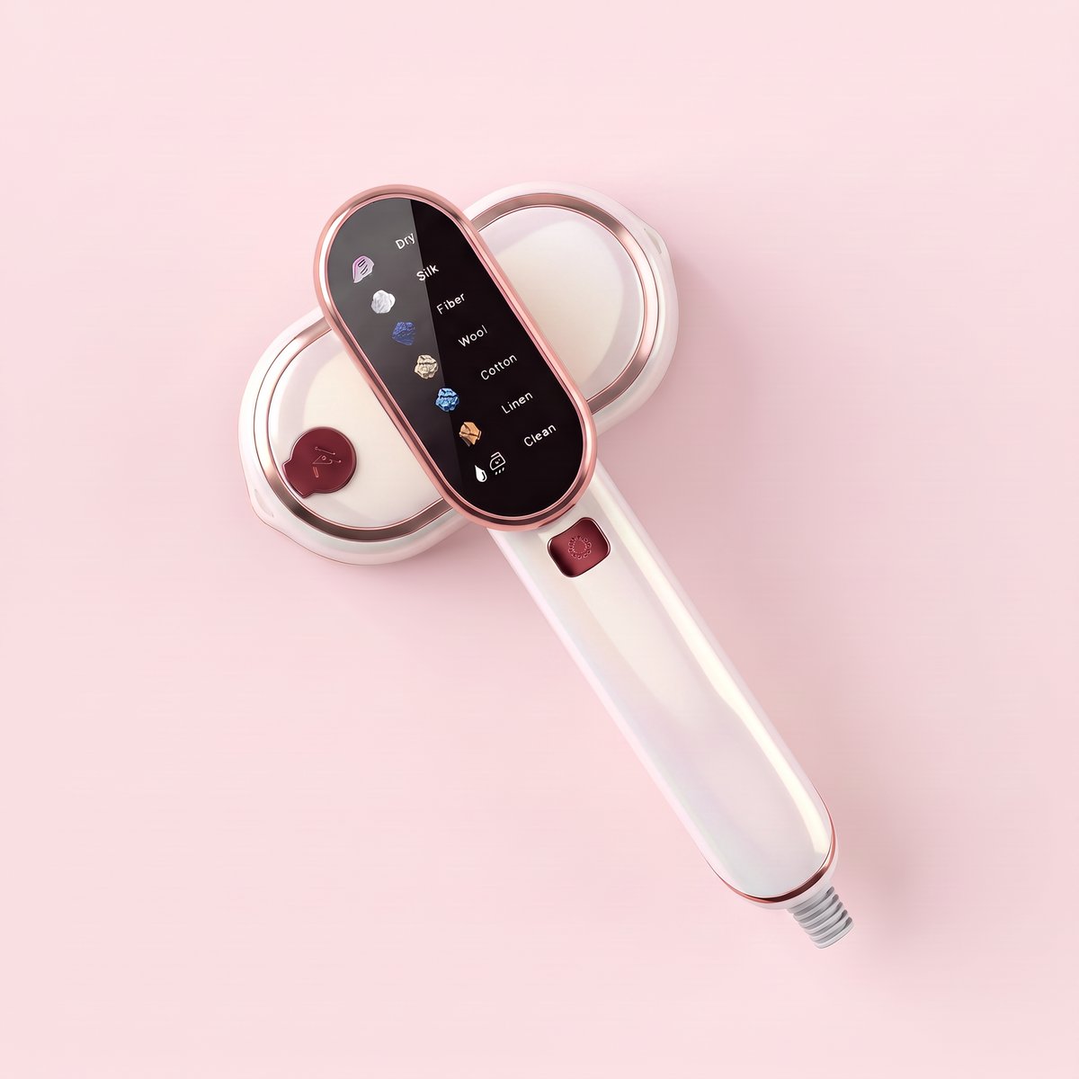 Drapelle Muse in Pearl White, top view
