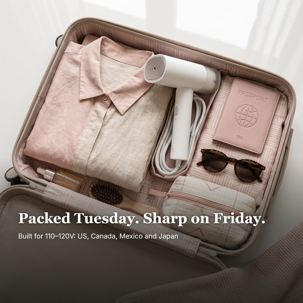 Drapelle Nomad packed in a carry-on
