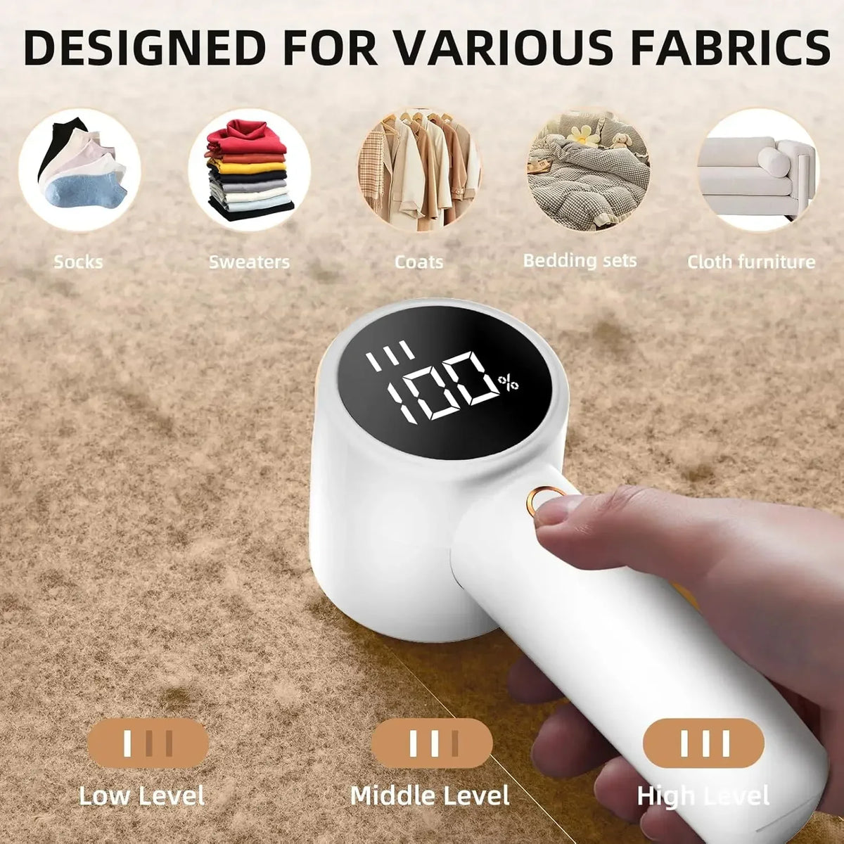 Drapelle Renew™ Rechargeable Fabric Shaver
