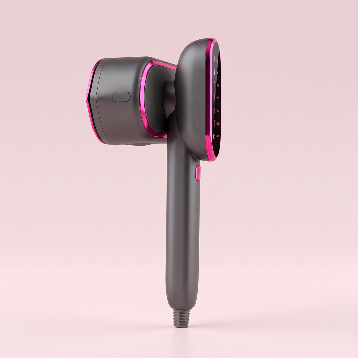 Drapelle Muse in Graphite Rose, side view