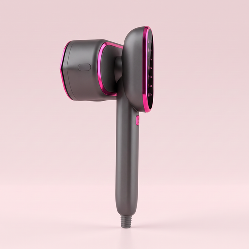 Drapelle Muse in Graphite Rose, side view