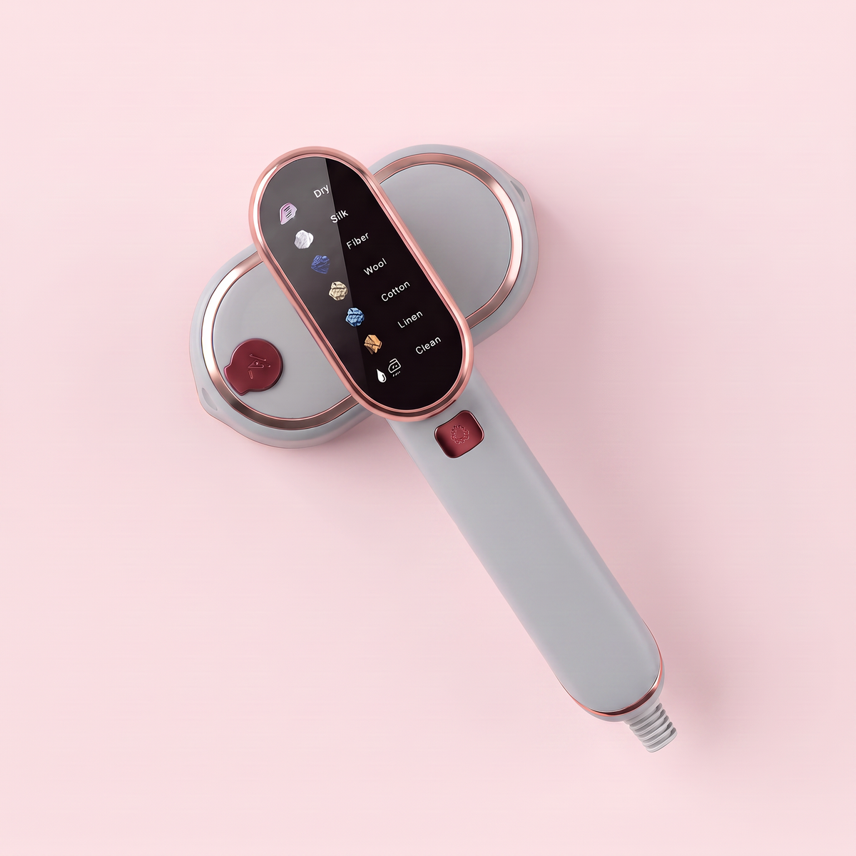 Drapelle Muse in Cloud Gray, top view